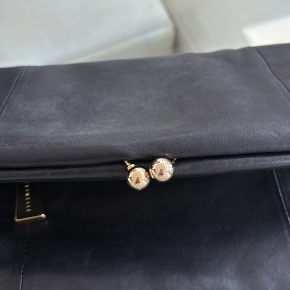 Coccinelle foldable black leather clutch - Picture 4 of 10